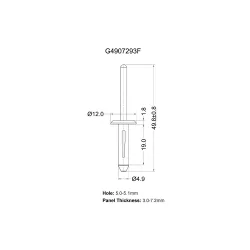 G4907293F - Remaches ciegos | Gecko Fastener GmbH 2