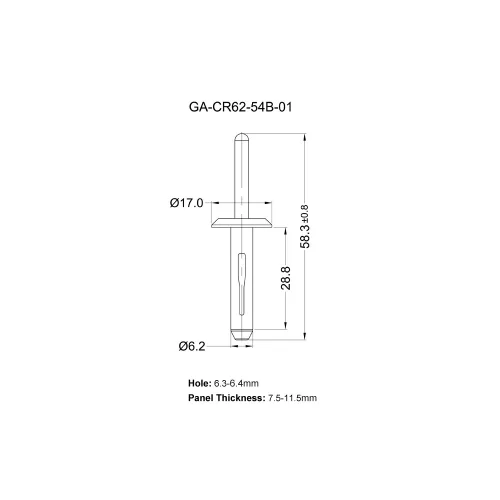 GA-CR62-54B-01 - Blind Rivets | Gecko Fastener GmbH