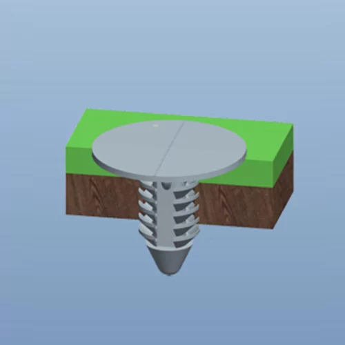GL0133108AA01 - Clou encliquetable, fixation de sapin | Gecko Fastener GmbH