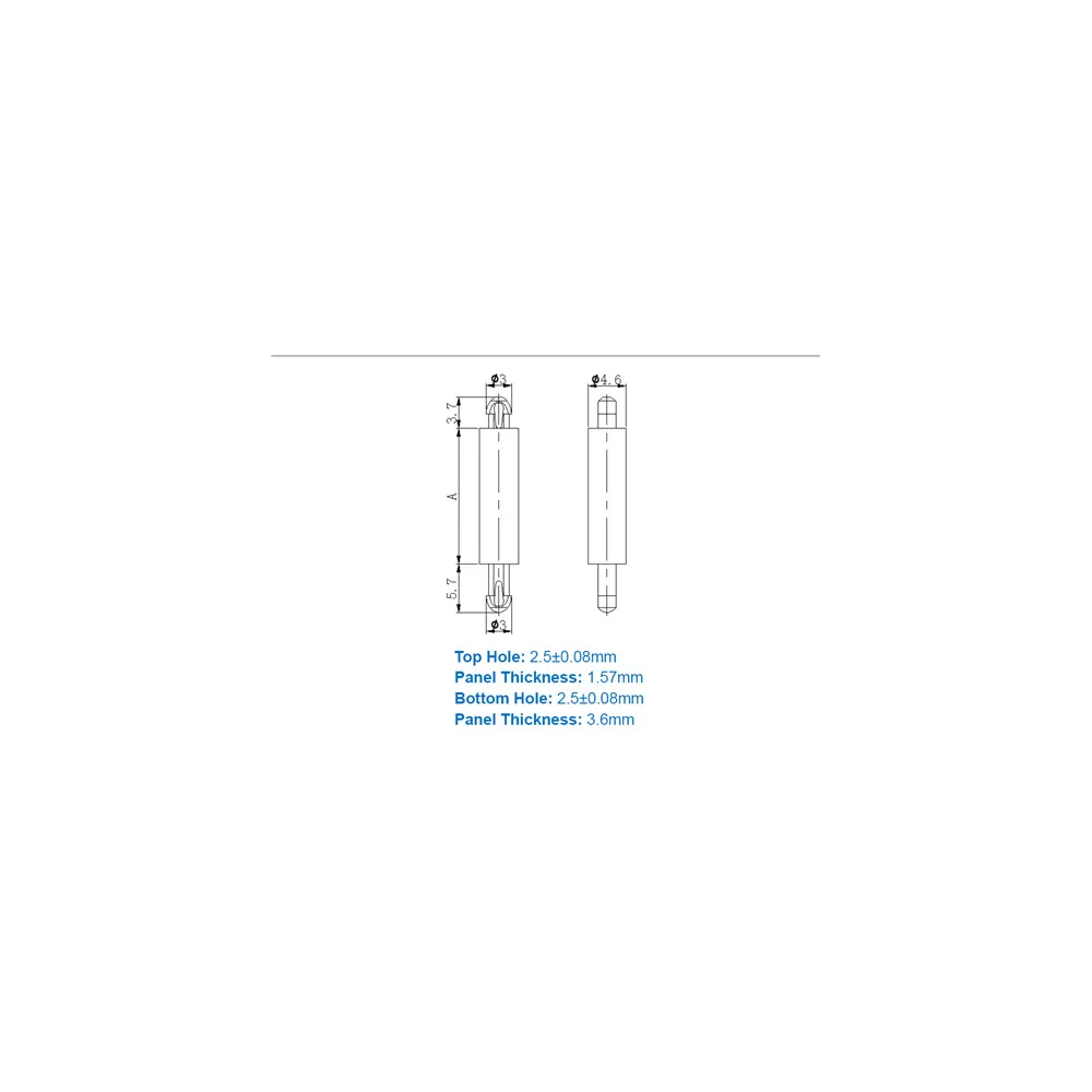 GSP-MDLS-1 / MDLSPK1 / Distanziatore miniaturizzato| Gecko Fastener GmbH