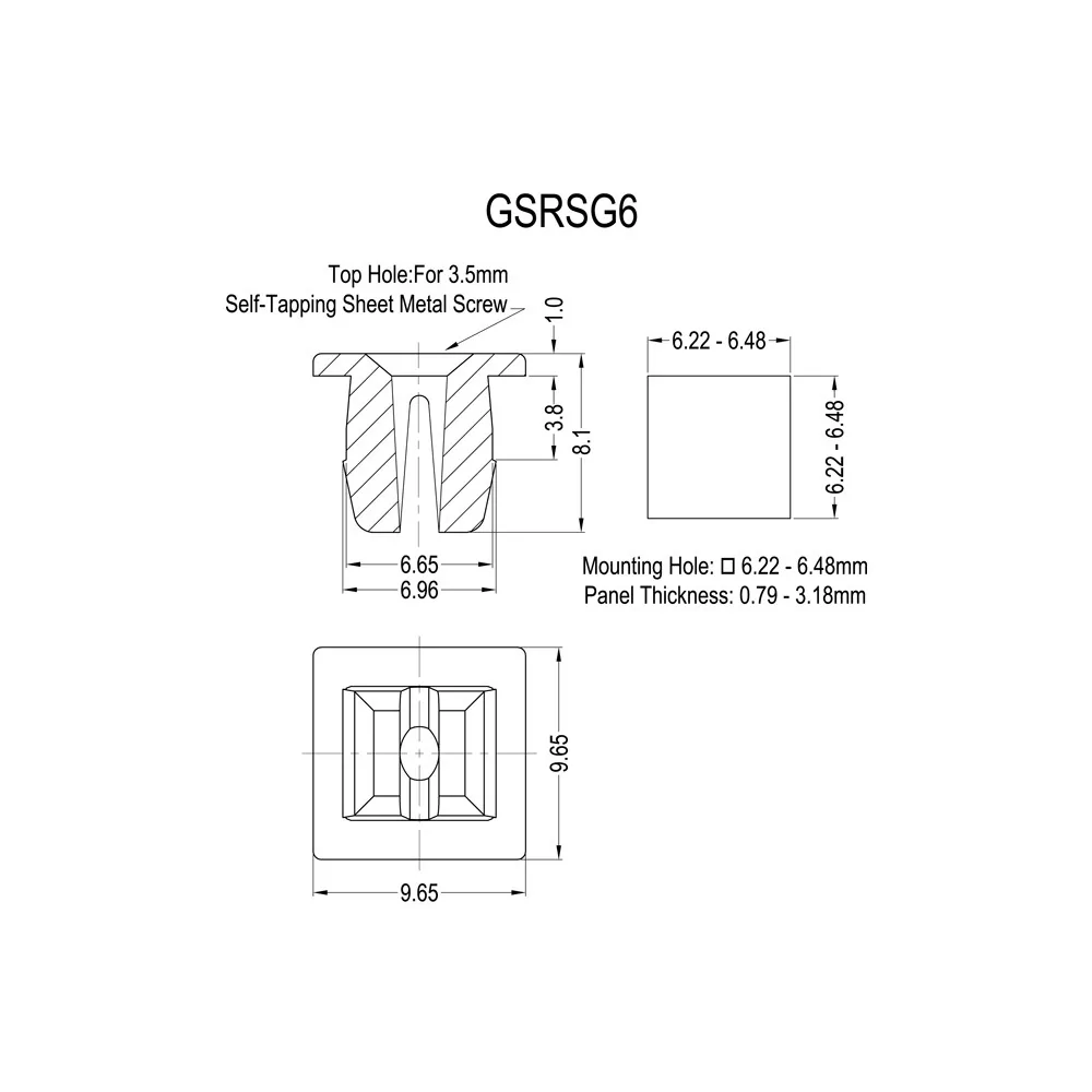 GSRSG6 - Arandela de rosca | Gecko Fastener GmbH