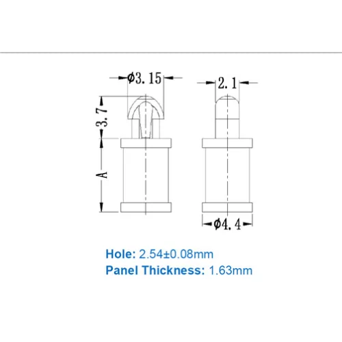 GPS-TD / PST / Afstandhouder & PCB | Gecko Fastener GmbH