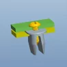GL054 - Snap nut, oval #3