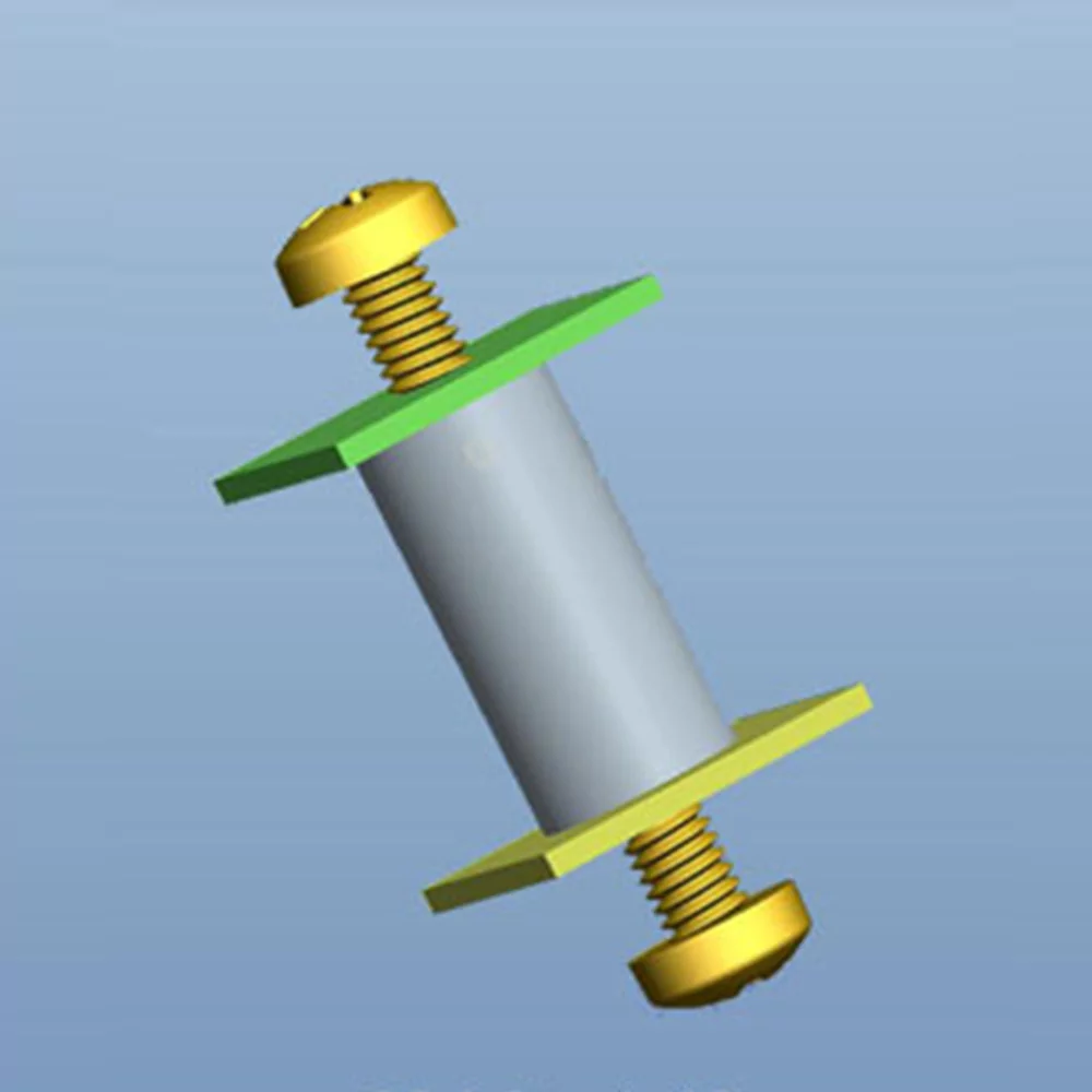 GRSP-HTS-M3 - Isolerende afstandhouder, rond | Gecko Fastener GmbH