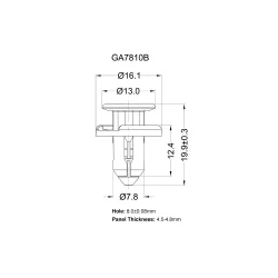 GA7810B - Rivetti a pressione | Gecko Fastener GmbH 2