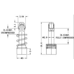 GHSR / HSR | Remache de montaje con muelle | Gecko Fastener GmbH 2