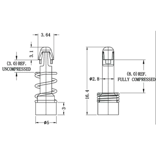 GHSR / HSR | Rivetto di montaggio con molla | Gecko Fastener GmbH