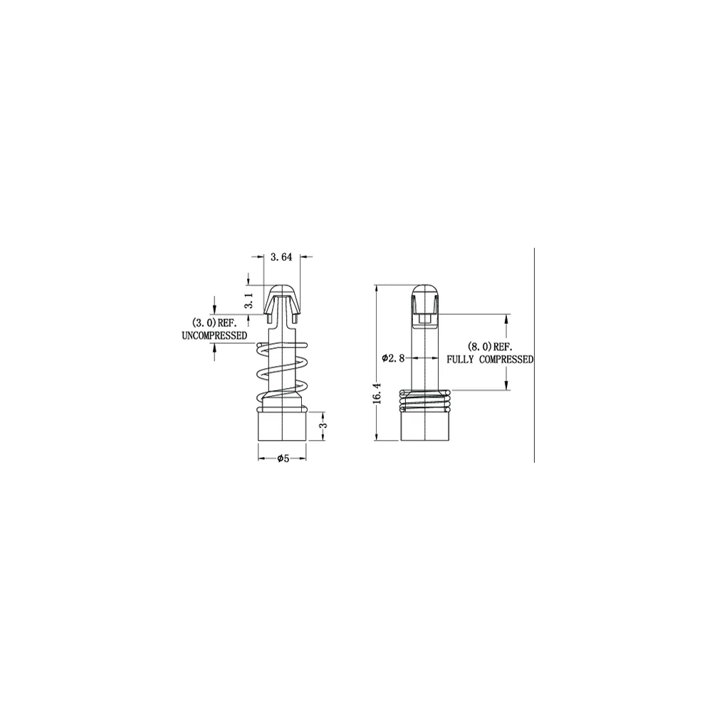 GHSR / HSR | Remache de montaje con muelle | Gecko Fastener GmbH