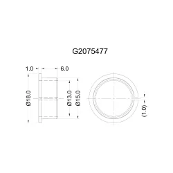 G2075477 - Paliers lisses en plastique | Gecko Fastener GmbH 2