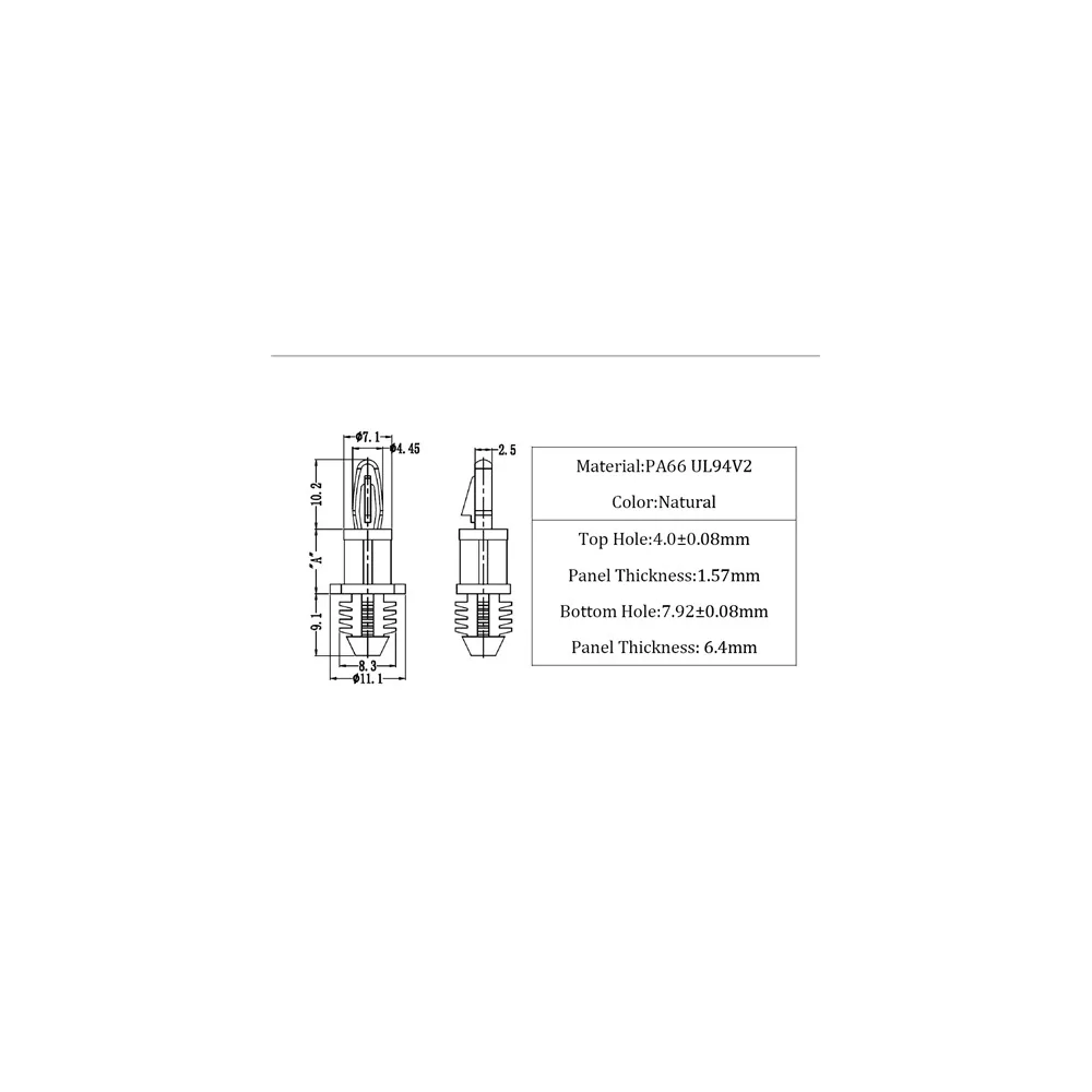 GBS / BHL / Distanziatore per montaggio a foro cieco | Gecko Fastener GmbH
