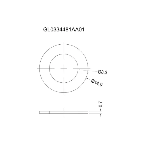 GL0334481AA01 - Sluitring | Gecko Fastener GmbH
