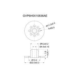 GVP6H5X10836AE - Sluitringen | Gecko Fastener GmbH 2