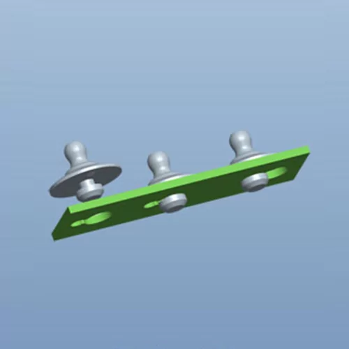 GBM51-A466K45-A Supporto PIN | Gecko Fastener GmbH