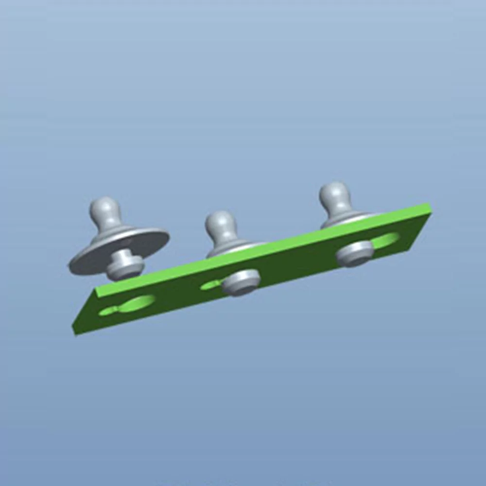 GBM51-A466K45-A Supporto PIN | Gecko Fastener GmbH