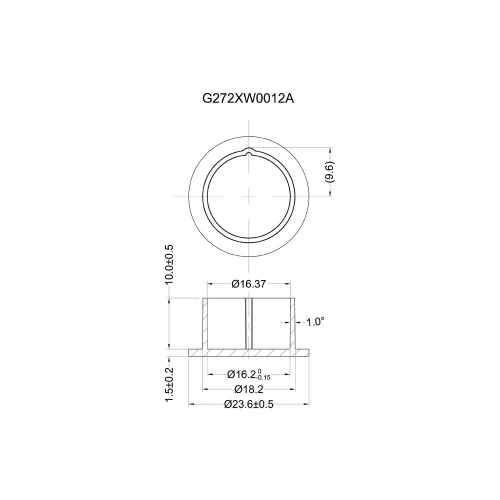 G272XW0012A - Blanking plug | Gecko Fastener GmbH