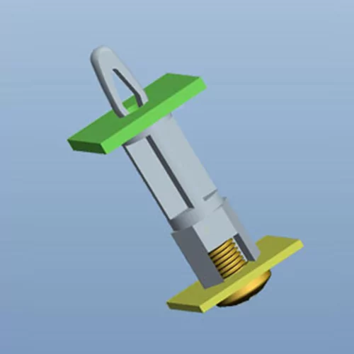 GCBS-TF - Support à visser avec filetage | Gecko Fastener GmbH