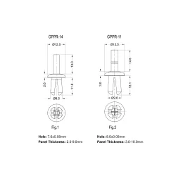 GPPR-11 - Remaches con cierre de expansión | Gecko Fastener GmbH 2