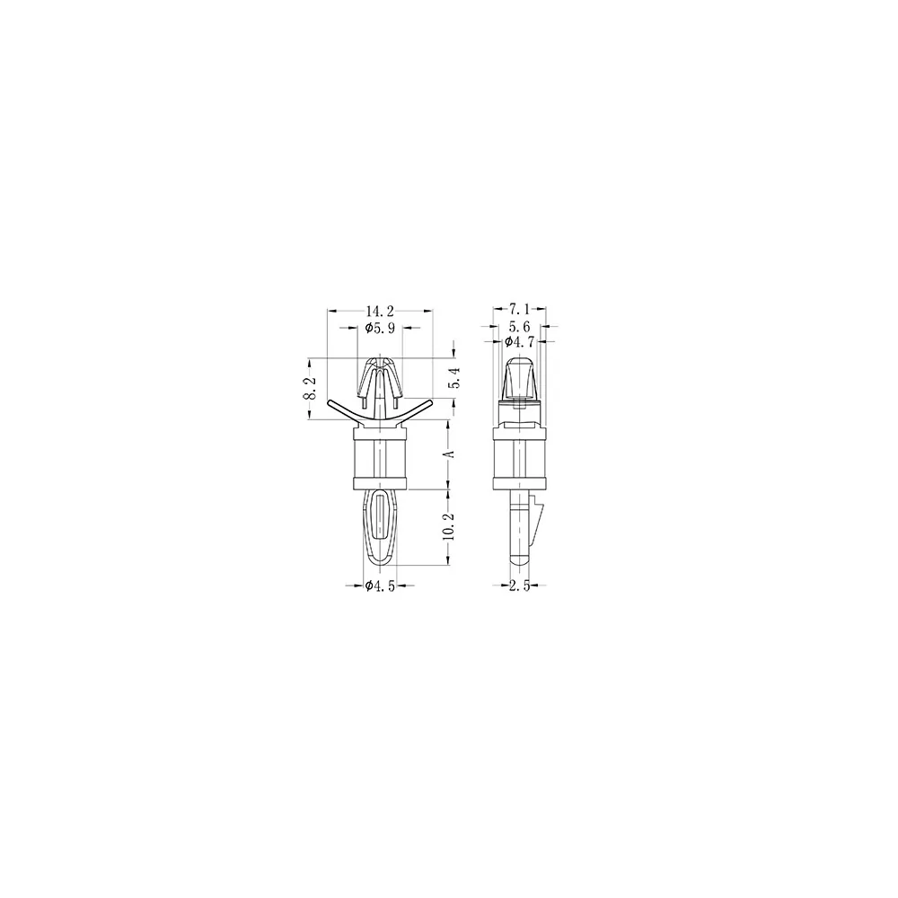GLSP1 / LCBS-6-01 / Abstandshalter & PCB | Gecko Fastener GmbH