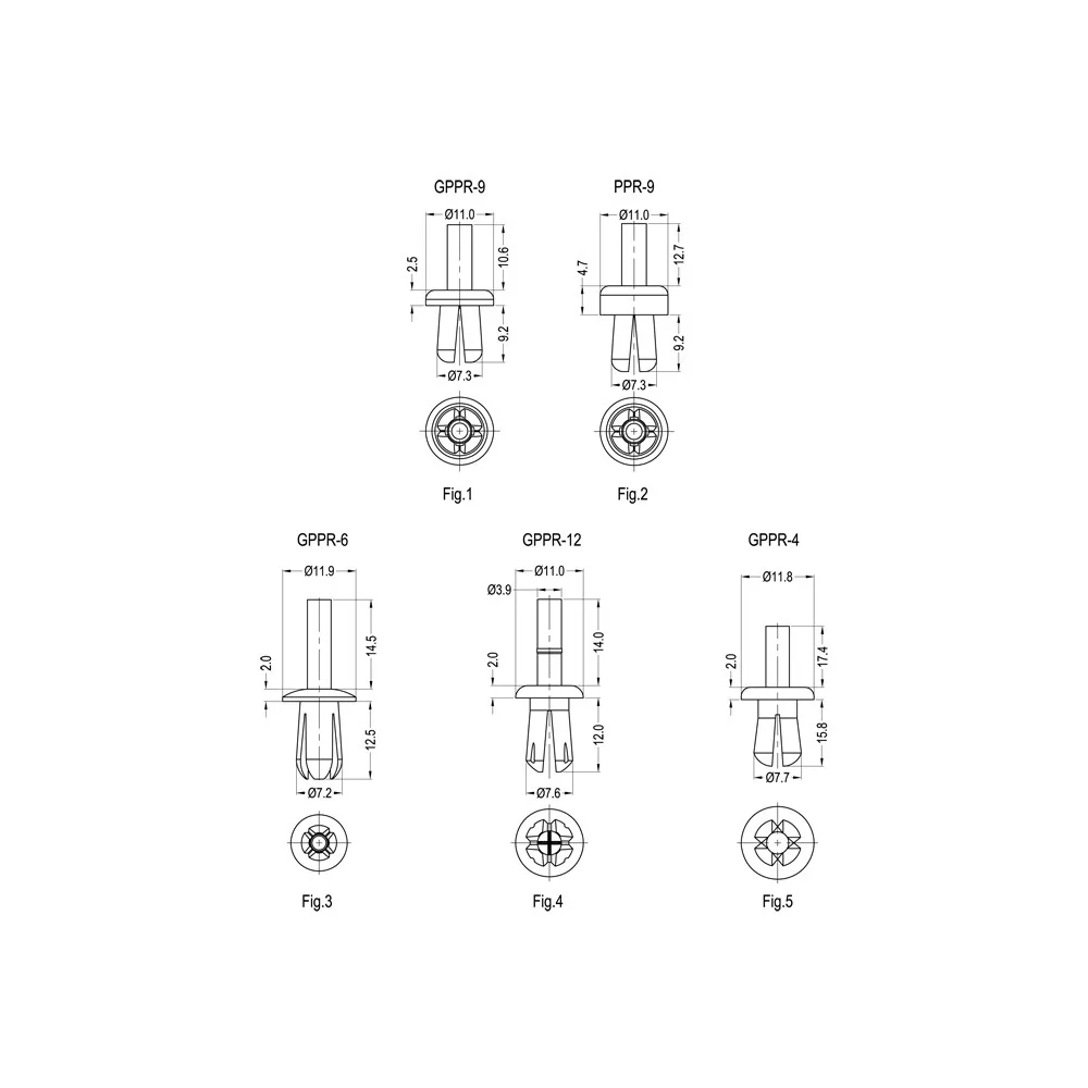 GPPR-12 - Spreizniete | Gecko Fastener GmbH