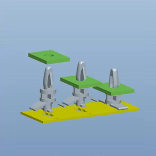 GLCBS-9 - Staffa a scatto per rotazione | Gecko Fastener GmbH