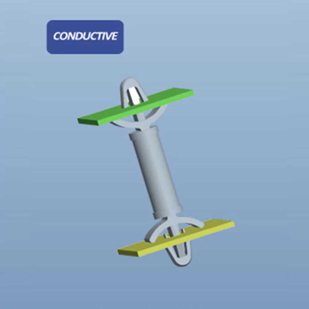 GDLSP4-14-6B-C - Afstandhouder voor klikmontage | Gecko Fastener GmbH