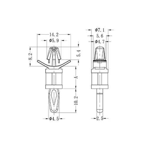 GLSP4 / LCBS-4 / Distanziatore e PCB | Gecko Fastener GmbH