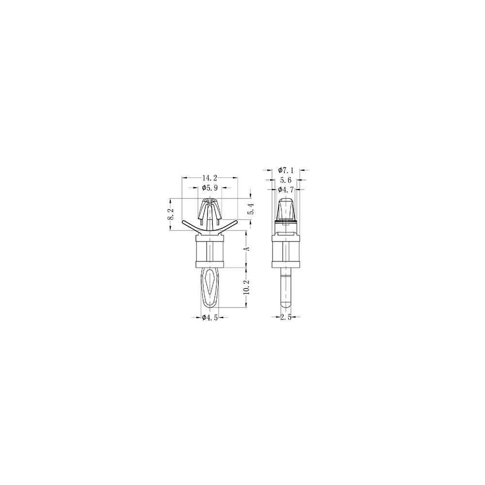 GLSP4 / LCBS-4 / Abstandshalter & PCB | Gecko Fastener GmbH