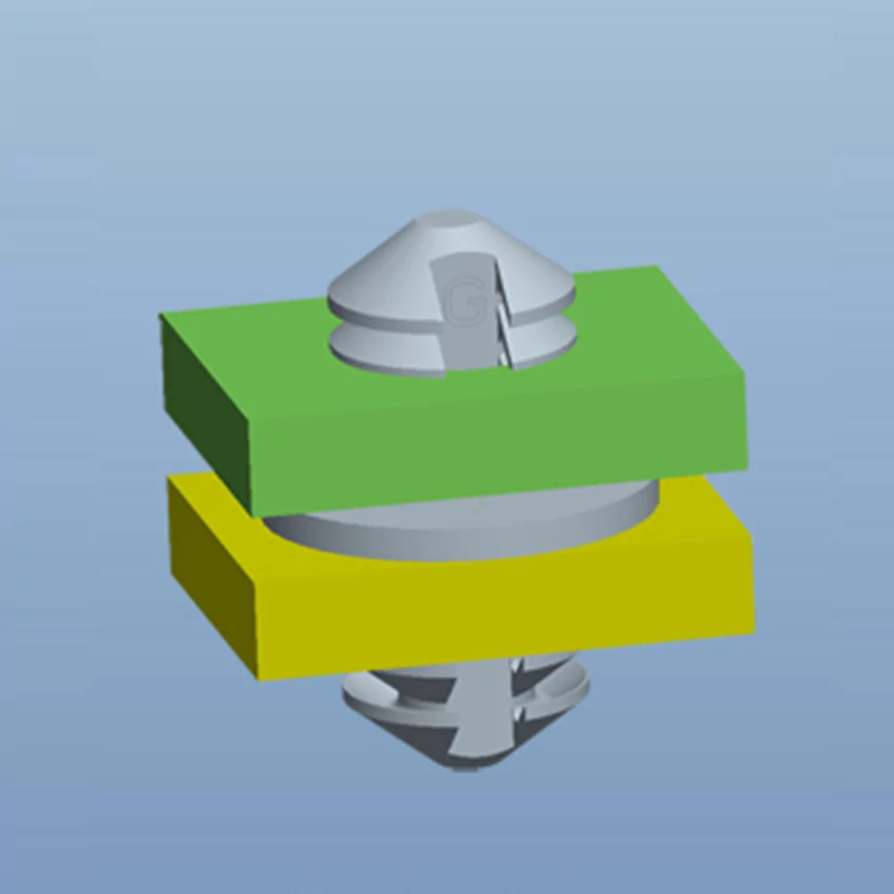 GBHDF-2 - Snapslothouder | Gecko Fastener GmbH