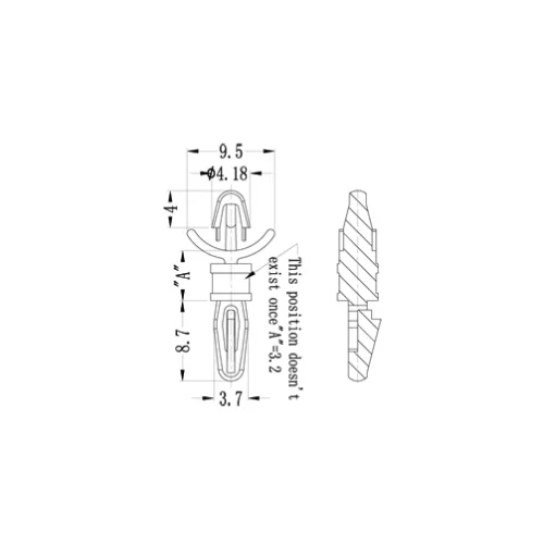 GLSP9 / LCBSM / Abstandshalter & PCB | Gecko Fastener GmbH
