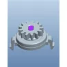 Serie DMP-A2 - Amortiguador de rotación con rueda dentada