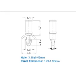 GMPS / PSM / Snap-lock beugel | Gecko Fastener GmbH 2