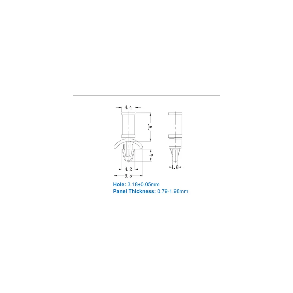GMPS / PSM / Soporte de cierre a presión | Gecko Fastener GmbH