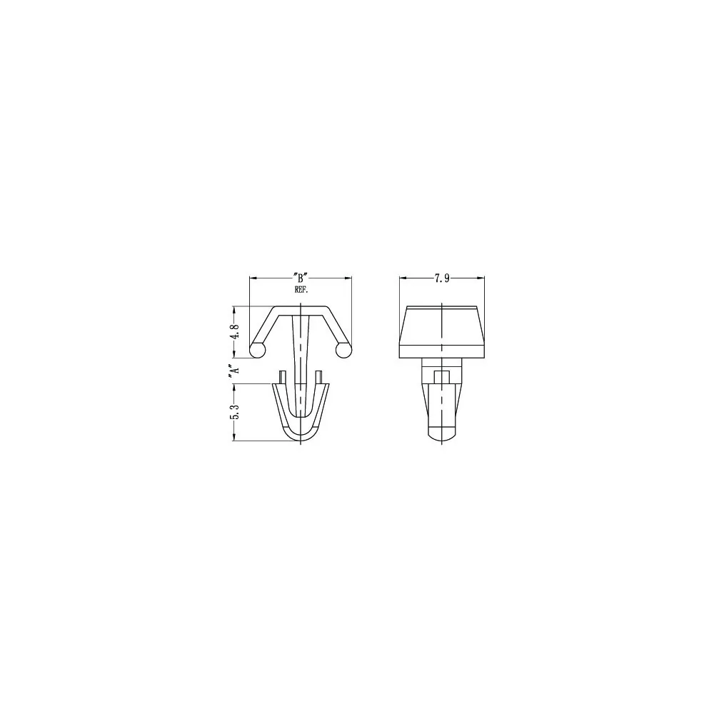 GMP / MB-1-156 | Montageknop met platte kop | Gecko Fastener GmbH