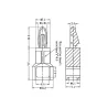 snap rivet locking circuit board support