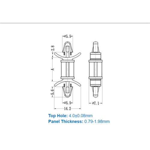 GDLSP5 / DLCBS | Doppelsperr-Abstandshalter | Gecko Fastener GmbH
