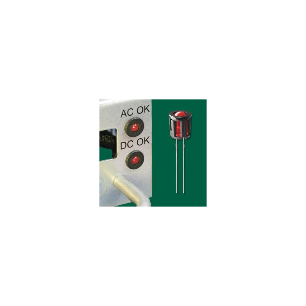 GHLED-5RC - LED-houder, 3-pins | Gecko Fastener GmbH