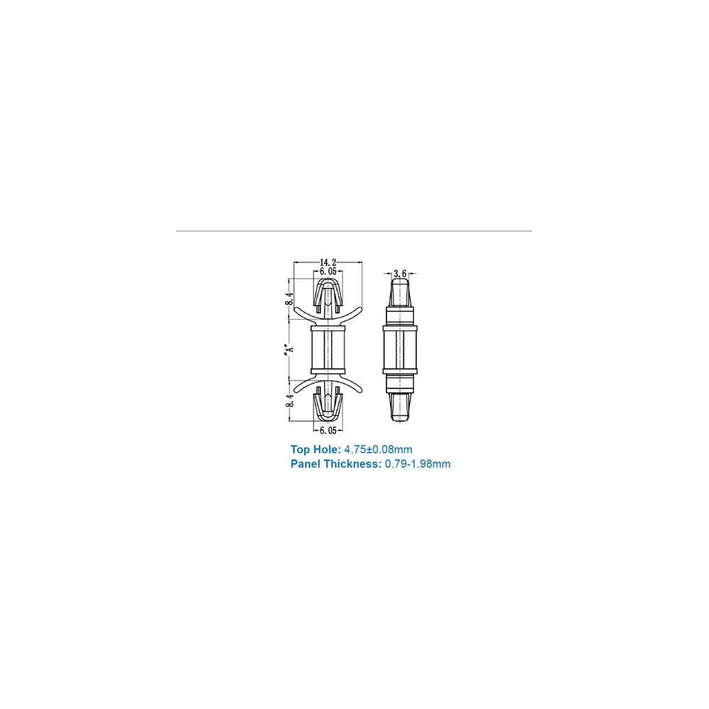 GDLSP6 / DLCBS2 | Distanziale a doppio bloccaggio | Gecko Fastener GmbH