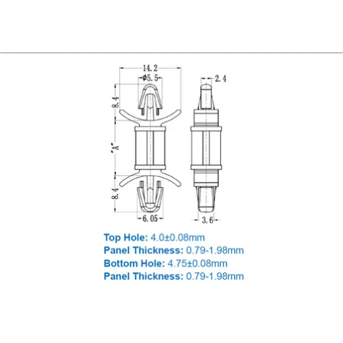 GDLSP7 / DLCBS3 | Doppelsperr-Abstandshalter | Gecko Fastener GmbH