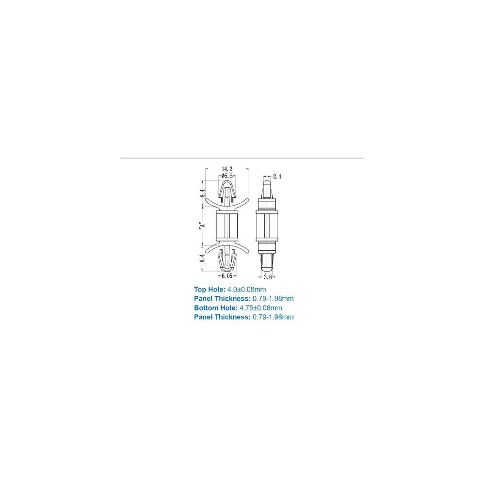 GDLSP7 / DLCBS3 | Double locking spacer | Gecko Fastener GmbH