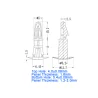GLCBSC 5 Series - Cupped Reverse Locking Circuit Board Support #2