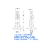 GLCBSC 7 Series - Cupped Reverse Locking Circuit Board Support #2
