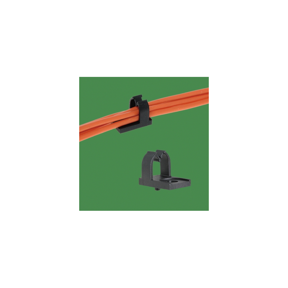 GCHFB-7A – Cable retainer (wire saddle) | Gecko Fastener GmbH