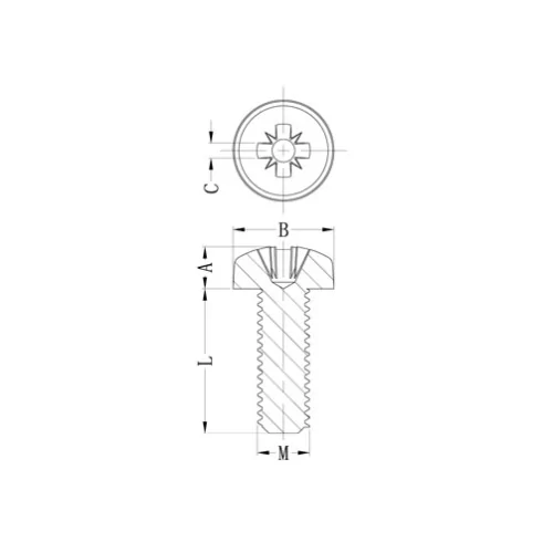 GCHROHS-34812 / NSE-34812 | Plastic screws | Gecko Fastener GmbH