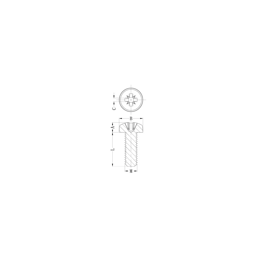 GCHROHS-34812 / NSE-34812 | Vis en plastique | Gecko Fastener GmbH
