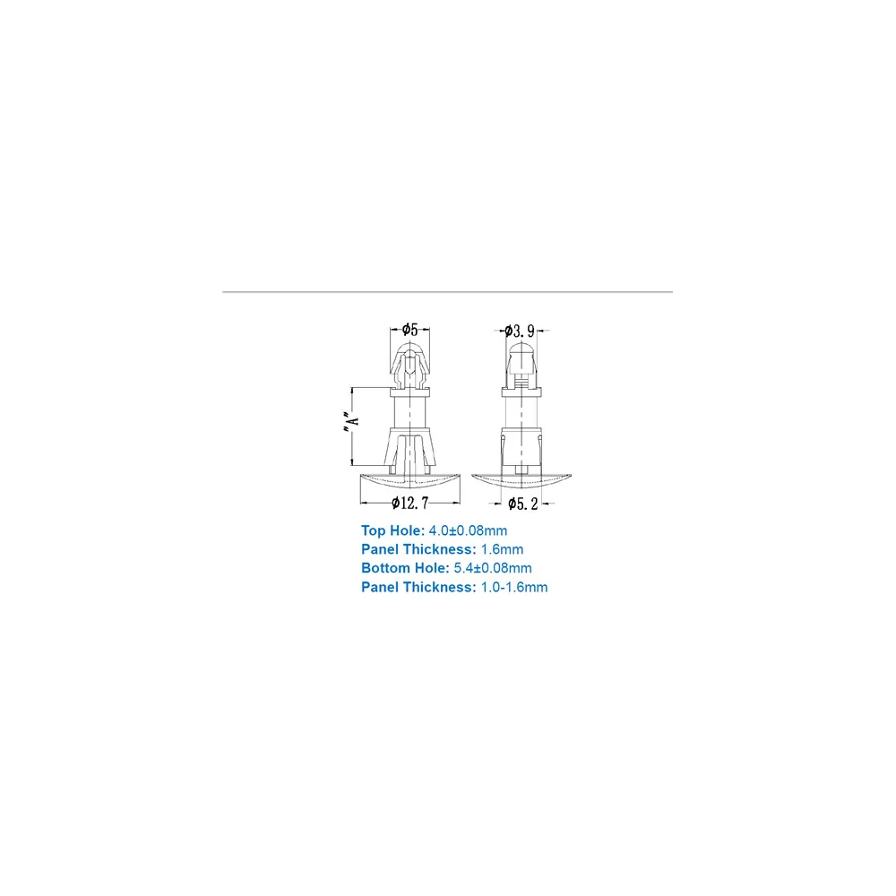 GLCBSC10 / CRLCBSK-2 / Spacer platte kop | Gecko Fastener GmbH