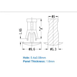 GLCBSC11 / Flachkopf-Stützbolzen | Gecko Fastener GmbH 2
