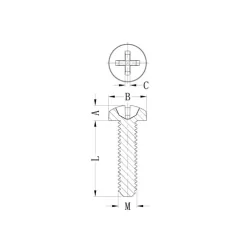GCRS-7045 | Viti in plastica | Gecko Fastener GmbH 2