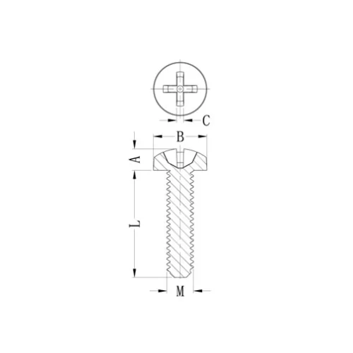 GCRS-7045 | Viti in plastica | Gecko Fastener GmbH