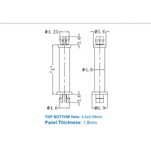 GMSPS / MSPS | Miniatuur afstandhouder | Gecko Fastener GmbH