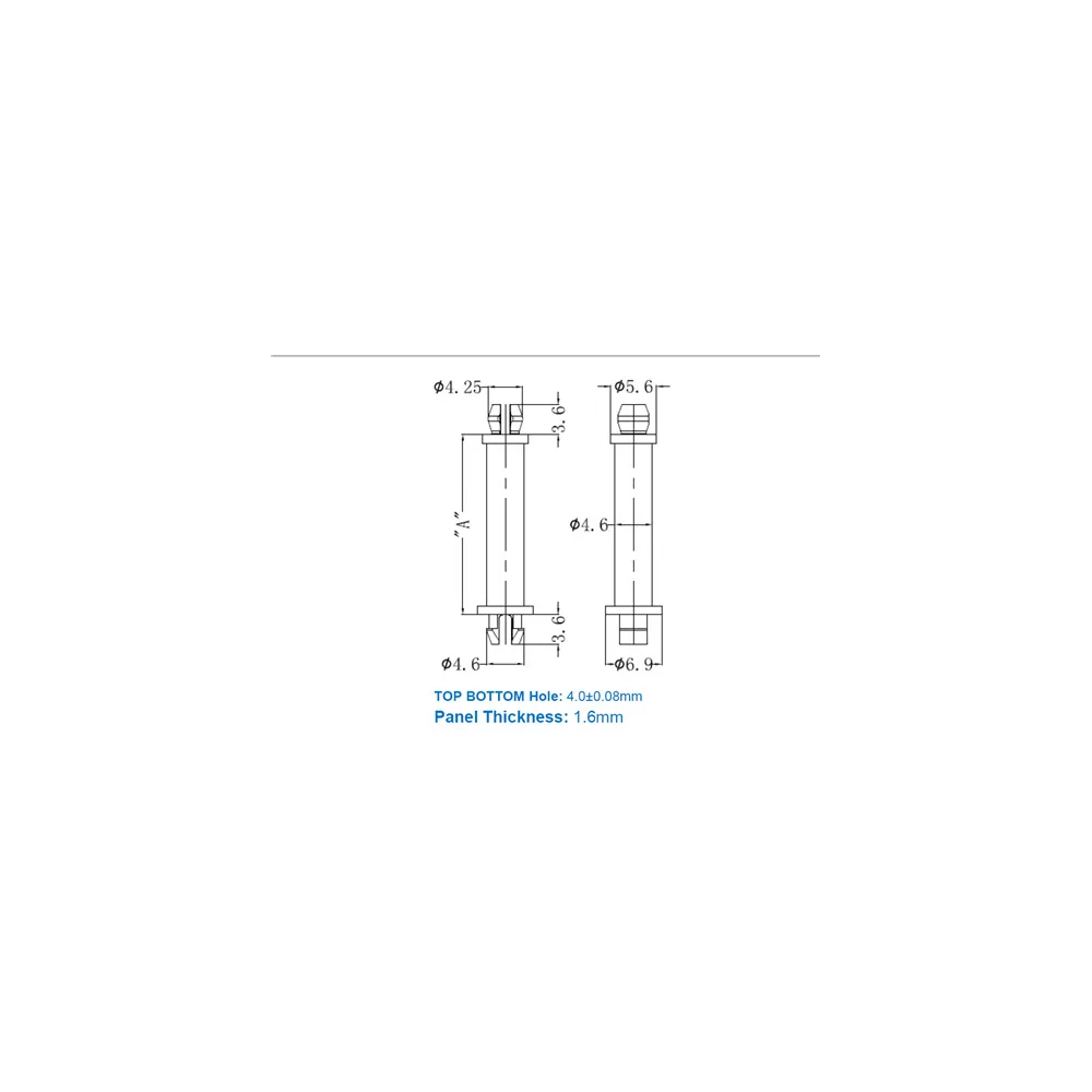 GMSPS / MSPS | Entretoises miniatures | Gecko Fastener GmbH